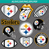 Pittsburgh Steelers SVG Bundle – NFL Football Logo Vector Cricut