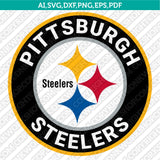Pittsburgh Steelers SVG Bundle – NFL Football Logo Vector Cricut