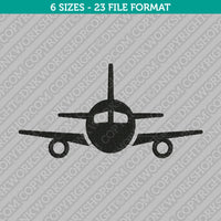 Plane Airplane Aircraft Embroidery Design - 6 Sizes - INSTANT DOWNLOAD