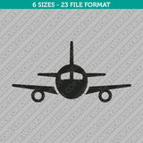 Plane Airplane Aircraft Embroidery Design - 6 Sizes - INSTANT DOWNLOAD
