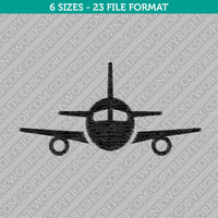 Plane Airplane Aircraft Embroidery Design - 6 Sizes - INSTANT DOWNLOAD