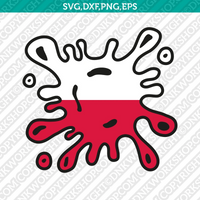 Poland Flag SVG Cut File Cricut Silhouette Cameo Clipart Png Eps Dxf