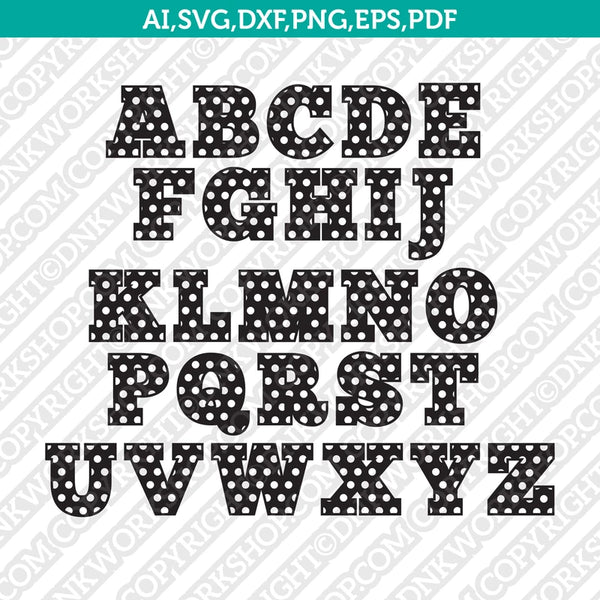 Polka dot letters first second third fourth fifth 1st 2nd 3rd 4th 5th ...