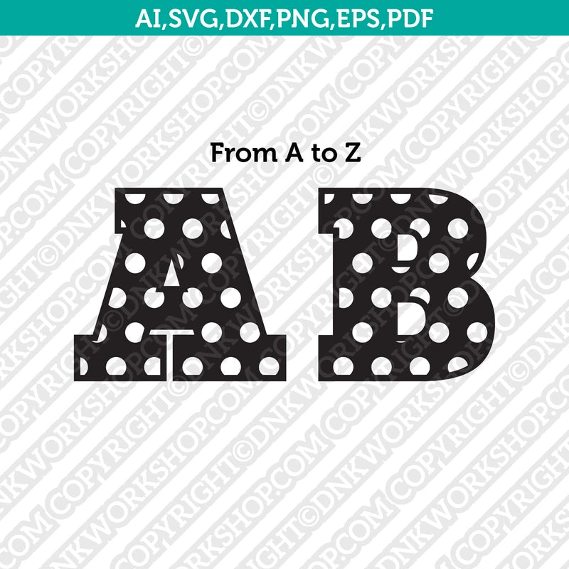 Polka dot letters first second third fourth fifth 1st 2nd 3rd 4th 5th ...