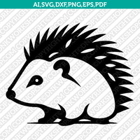 Hedgehog SVG Mascot Cut File Cricut Clipart Png