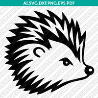 Hedgehog SVG Mascot Cut File Cricut Clipart Png