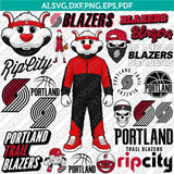 Portland Trail Blazers Logo SVG | NBA Vector Cricut & Silhouette