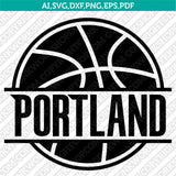 Portland Trail Blazers Logo SVG | NBA Vector Cricut & Silhouette