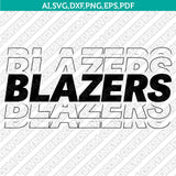 Portland Trail Blazers Logo SVG | NBA Vector Cricut & Silhouette