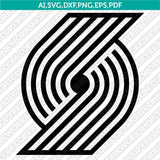 Portland Trail Blazers Logo SVG | NBA Vector Cricut & Silhouette