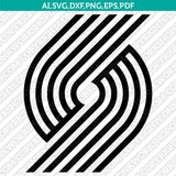 Portland Trail Blazers Logo SVG | NBA Vector Cricut & Silhouette