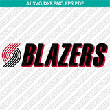 Portland Trail Blazers Logo SVG | NBA Vector Cricut & Silhouette
