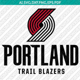 Portland Trail Blazers Logo SVG | NBA Vector Cricut & Silhouette