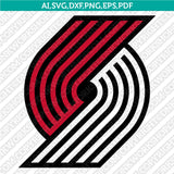 Portland Trail Blazers Logo SVG | NBA Vector Cricut & Silhouette