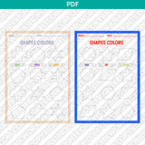 Preschool and Kindergarten Worksheets Printable PDF