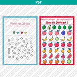 Preschool and Kindergarten Worksheets Printable PDF