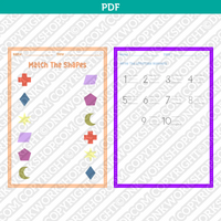 Preschool and Kindergarten Worksheets Printable PDF