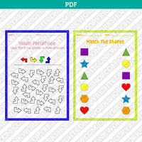 Preschool and Kindergarten Worksheets Printable PDF