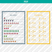 Preschool and Kindergarten Worksheets Printable PDF