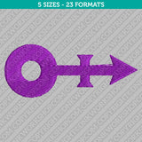 Prince Musician Symbol Embroidery Design - 5 Sizes - INSTANT DOWNLOAD