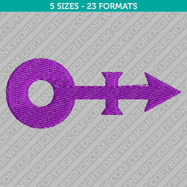 Prince Musician Symbol Embroidery Design - 5 Sizes - INSTANT DOWNLOAD
