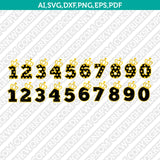 Princess Numbers Baby Girl First Second Third Fourth Fifth 1st 2nd 3rd 4th 5th Birthday Party SVG Vector Silhouette Cameo Cricut CutFile Clipart Png Eps Dxf