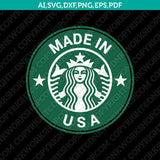 Proud American Starbucks SVG Tumbler Mug Cold Cup Sticker Decal Silhouette Cameo Cricut Cut File DXF