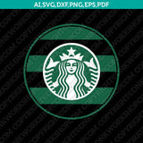 Rainbow Starbucks SVG Tumbler Mug Cold Cup Sticker Decal Silhouette Cameo Cricut CutFile Png Eps Dxf