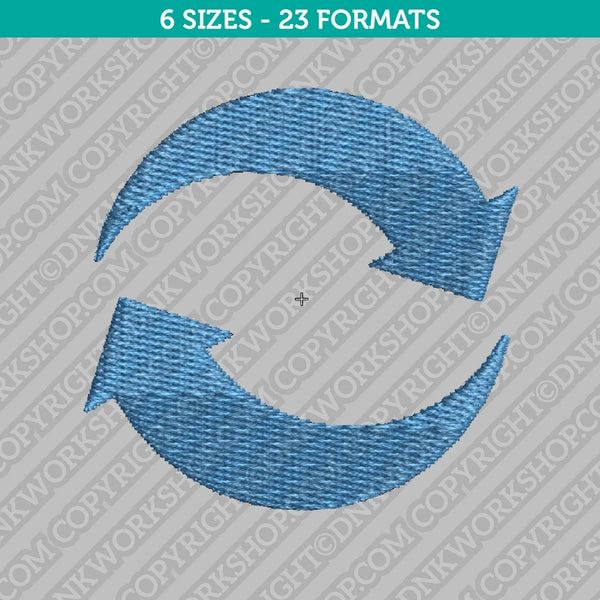 Recycle Machine Embroidery Design - 6 Sizes - INSTANT DOWNLOAD