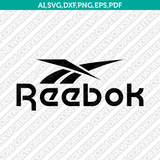 Reebok Logo SVG Silhouette Cameo Cricut Cut File Vector Png Eps Dxf