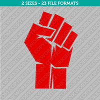 Revolution Hand Embroidery Design - 2 Sizes - INSTANT DOWNLOAD