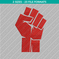 Revolution Hand Embroidery Design - 2 Sizes - INSTANT DOWNLOAD