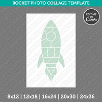 Rocket Collage Examples Rocket Photo Collage Template Canva PDF – DNKWorkshop