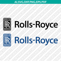 Rolls Royce Logo SVG Silhouette Cameo Cricut Cut File Vector Png Eps Dxf