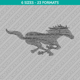 Running Horse Embroidery Design - 6 Sizes - INSTANT DOWNLOAD