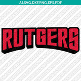 Rutgers Scarlet Knights SVG Bundle | NCAA College Vector Cricut