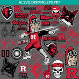 Rutgers Scarlet Knights SVG Bundle | NCAA College Vector Cricut