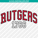 Rutgers Scarlet Knights SVG Bundle | NCAA College Vector Cricut