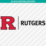 Rutgers Scarlet Knights SVG Bundle | NCAA College Vector Cricut