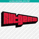 Rutgers Scarlet Knights SVG Bundle | NCAA College Vector Cricut