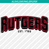 Rutgers Scarlet Knights SVG Bundle | NCAA College Vector Cricut