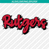 Rutgers Scarlet Knights SVG Bundle | NCAA College Vector Cricut