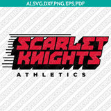 Rutgers Scarlet Knights SVG Bundle | NCAA College Vector Cricut