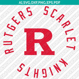 Rutgers Scarlet Knights SVG Bundle | NCAA College Vector Cricut