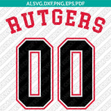 Rutgers Scarlet Knights SVG Bundle | NCAA College Vector Cricut