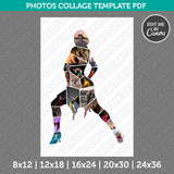 Salsa Photo Collage Template Canva PDF