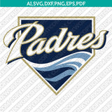 San Diego Padres SVG Bundle – MLB Baseball Logo Vector Cricut