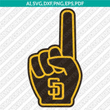 San Diego Padres SVG Bundle – MLB Baseball Logo Vector Cricut