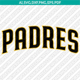 San Diego Padres SVG Bundle – MLB Baseball Logo Vector Cricut