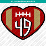 San Francisco 49ers SVG Bundle – NFL Football Logo Vector Cricut
